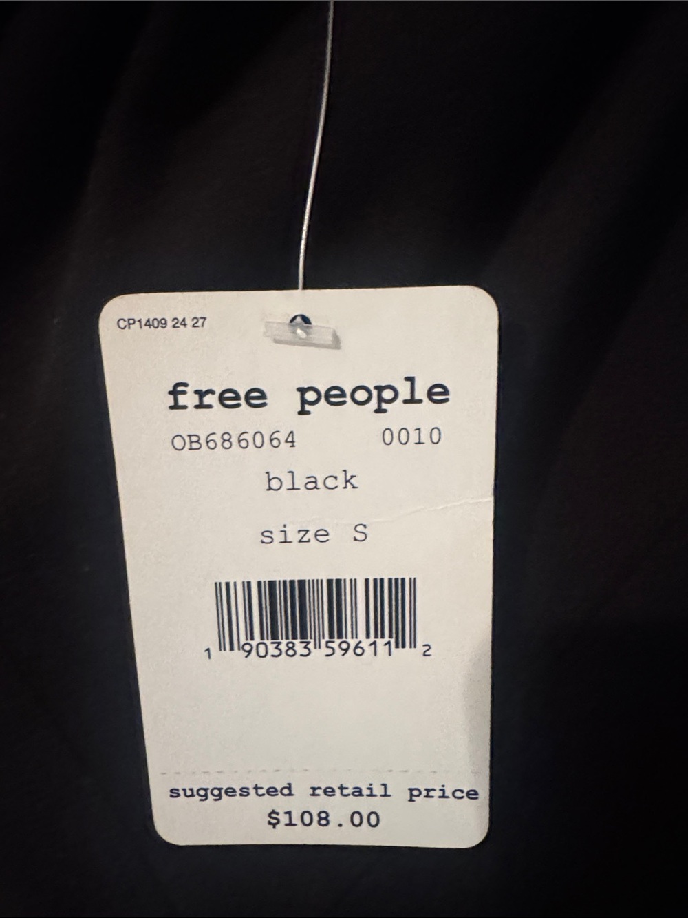Free People Black Cardigan with Tag - Picture 2 of 2